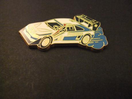 Peugeot 405 Turbo 16 rally-raid bestuurder Ari Vatanen in de Parijs-Dakar Rally  1989 en 1990 (competitie van Peugeot-Talbot Sport )